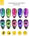 Burano 9D Cat Eye Gel Polish - Magnetic Nail Polish 6 Colors Set Cats Eyes Gel Nail Polish Gel With Magnet Stick Set Cateye Soak Off Uv LED Gel