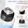 200ml Nail Slip Solution, 4-In-1 Poly Nail Gel Slip Solution Poly Nail Extension Gel Liquid Slip Solution Builder Gel, Nail Cleaner Liquid Nail Polish Remover With Nail Brush Nail Art