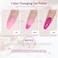 Gaoy Color Changing Gel Nail Polish Set Of 6 Temperature Changing Colors Including Red Pink Purple Mood Changing Gel Manicure Kit For Nail Art Home Diy