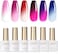 Gaoy Color Changing Gel Nail Polish Set Of 6 Temperature Changing Colors Including Red Pink Purple Mood Changing Gel Manicure Kit For Nail Art Home Diy
