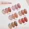 Gaoy Sheer Nude Pink Gel Nail Polish Set, 6 Neutral Colors Brown Skin Tone Soak Off Uv Light Cure Gel Polish Kit For Salon And Nail Art Diy At Home