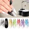 Meet Across 12 Colors Spider Gel, Elastic Drawing Spider Gel For Nail Art With Liner Brush, Soak Off Uv LED Drawing Gel Nail Art Design Gel Paint, Wire Drawing Gel For Line