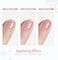 Icy Jelly Gel Nail Polish Set Of 6 Translucent Colors,Sheer Rose Nude Skintone Gel Polish LED Uv Gel Clear Milky Light Pink Red Brown French Manicure Curing Requires 7.5ml Diy Home Nail Salon