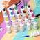 Nail Art Gel Liner 24 Color Line Art Painted Gel Nail Polish Set Pink Blue Green Silver Gold Glitter For Nails Painting Drawing Soak Off Uv LED Curing Requires Bulid In Thin Nail Art Brush