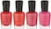 Zoya Polish Quad Nail Polish, Spreading Cheer, 4 Count