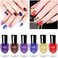 Abitzon (Style-1) - New Nail Polish Set (10 Bottles) - Non-Toxic Eco-Friendly Easy Peel Off &amp; Quick Dry Water Based Nail Polish