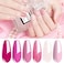 Vishine Gel Nail Polish Kit Soak Off 6Pcs Pink Nail Polish Nail Art Manicure New Starter Gift Set 8ml