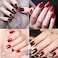 Vishine 6 X Semi-Permanent Gel Nail Polish Dark Red Burgundy Series Soak Off Uv LED Gel Polish For Nail Art
