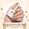 Born Pretty Brown Gel Nail Polish Skin Tone Nude Gel Polish Roasted Chestnuts Chocolate Gel Polish Collection Neutral Beige Khaki Gel Nail Polish Set Fall Winter Gel Nail Polish