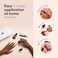 Manucurist Green Flash Essentials Gel Nail Polish Kit - 24W LED Nail Lamp + Base Coat + Top Coat + Dark Pansy Burgundy Polish + Nail Polish Remover + Nail Clips