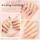Fzanest Gel Nail Polish Jelly Nude Set,Sheer Natural Milky Pink 6 Colors Gel Polish Nail Kit Soak Off LED Uv Varnish Nail Art Manicure Kit