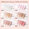 Modelones Gel Nail Polish 6 Colors Transparent Jelly Milky White Sheer Pink Neutral Nude Gel Polish Nail Soak Off Nail Polish French Nail Art Manicure Diy Home Salon Gift For Women