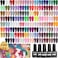Jodsone 100 Pcs Gel Nail Polish Kit No Wipe Soak Off Base Coat And Matte Glossy Top Coat Gel Polish Collections Gifts For Manicure Lovers, Pack Of 1