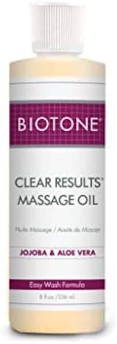 BIOTONE Clear Results Massage Oil, 8 Ounce
