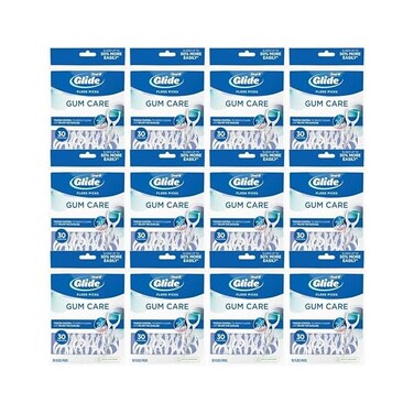 GLIDE Pro-Health Advanced Floss Picks 30 Ea (Pack of 12)