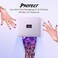 ManiGlovz (Feathers on Fleek) - Gel Nail Manicure Anti-UV and Sunblock Protection Shield Gloves - Water Resistant UV Gloves for Gel Manicures to use with UV and LED Dry Lamps (Feathers on Fleek Print)