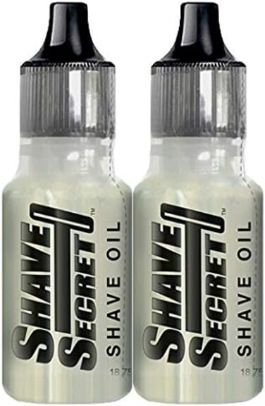 SHAVE SECRET SHAVING OIL- THE BEST SHAVE EVER! 18.75ML(2 Pack)