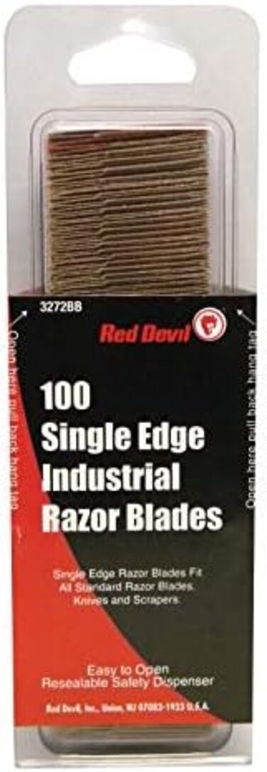 شفرات حلاقة فردية من ريد ديفل 3272، علبة تحتوي على 100 شفرة