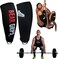 Bear Grips Deadlift Shin Guards with Front Side Padding. Bear Grips Shin Sleeves 2022. Functional Fitness Shin Guards, Rope Climb Protection, Deadlift Socks. Best Leg Guards. Sold in Pairs, Black.