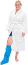 Bloccs Waterproof Cover for Plaster Cast Leg, Swim, Shower &amp; Bathe. Watertight Protector - ASL74 - Adult Short Leg