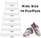HOMAR No Tie Shoelaces for Kids and Adults Stretch Silicone Elastic No Tie Shoe Laces