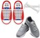 HOMAR No Tie Shoelaces for Kids and Adults Stretch Silicone Elastic No Tie Shoe Laces