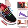 HOMAR No Tie Shoelaces for Kids and Adults Stretch Silicone Elastic No Tie Shoe Laces