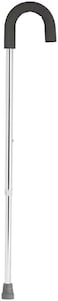 Drive Medical Round Handle Aluminum Walking Cane with Foam Grip, Silver