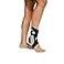 Aircast A60 Ankle Support Brace, Left Foot, Black, Small (Shoe Size: Men's 4-7 / Women's 5-8.5)