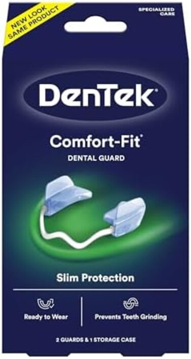 DenTek Comfort-Fit Dental Guards for Nighttime Teeth Grinding, 2 Count