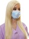 Cranberry USA R2970SA Repel 4-Ply Ear Loop Face Mask, Anti-Fog, Sapphire (Pack of 50)