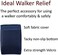 Crutcheze Walker Padded Hand Grip Covers Made in USA Moisture Wicking, Odor Control, Comfort, Fashion, Washable Orthopedic Products Accessories