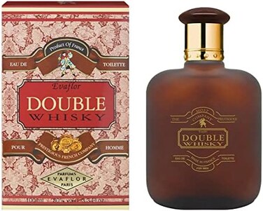 EVAFLORPARIS DOUBLE WHISKY &bull; Eau de Toilette 100 ml &bull; Men's perfume &bull; Spray &bull; EVAFLORPARIS