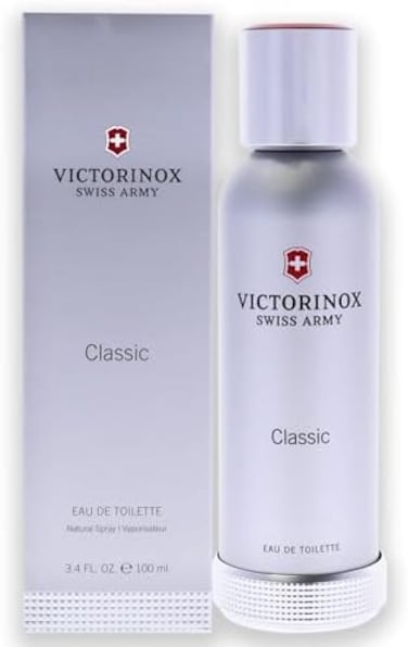 Swiss Army Classic Men Eau De Toilette Spray, Iconic Collection, 3.4 Ounce