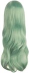MapofBeauty (Celadon Green) - 28" 70cm Long Curly Hair Ends Costume Cosplay Wig (Celadon Green)