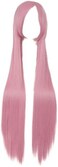 MapofBeauty Long Cosplay Party Pink Straight Wig 100cm