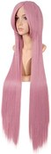MapofBeauty Long Cosplay Party Pink Straight Wig 100cm