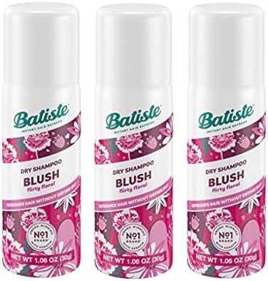 شامبو باتيست الجاف - برائحة الأزهار والفواكه، 1.6 أونصة (عبوة من 3 قطع)