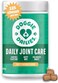 Doggie Dailies Glucosamine for Dogs: 225 Soft Chews, Advanced Hip &amp; Joint Supplement for Dogs with Glucosamine, Chondroitin, MSM, Hyaluronic Acid &amp; CoQ10, Premium Joint Relief for Dogs Made in the USA