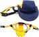 Petall Pet Dog Outdoor Cap Cool Denim Hat - Summer Sun Protection Cap for Dog Doggy (Large)