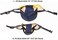 Petall Pet Dog Outdoor Cap Cool Denim Hat - Summer Sun Protection Cap for Dog Doggy (Large)