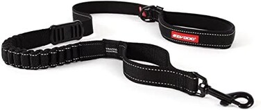EzyDog ZERO SHOCK Leash - Best Shock Absorbing Dog Leash, Control &amp; Training Lead (48" Black)