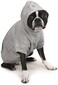 سترة بقلنسوة للرجال من زاك آند زوي، ZZ Basic Hoodie M Gry، Medium