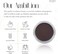 Emani All-In-One Vegan Eyebrow Cream - 0.42Oz, Dark Brown