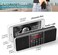 PRUNUS J-288 Portable Radio AM FM with Bluetooth Speaker, Sleep Timer, Power-Saving Display, Ultra-Long Antenna, AUX Input &amp; USB Disk &amp; TF Card MP3 Player, NO Manual Preset