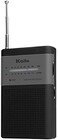 Kaito KA230 AM FM Portable Radio with Great Reception and Design (Black)