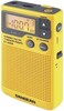 سانجين راديو جيب رقمي DT-400W AM/FM للتنبيه بالطقس، اصفر
