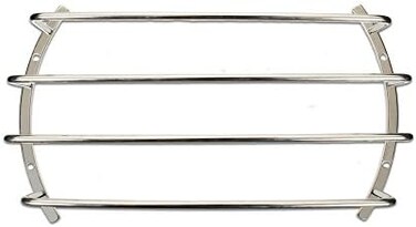 جولد وود شبكة حماية لمضخم الصوت 10 بوصة من الصلب - فضي (BAR-10)