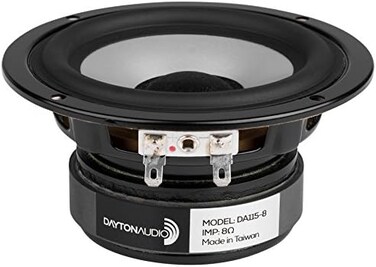 Dayton Audio DA115-8 4 Aluminum Cone Woofer
