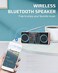 PRUNUS J-288 Portable Radio AM FM Radio with Bluetooth Speaker, Sleep Timer, Power-Saving Display, Ultra-Long Antenna, AUX Input &amp; USB Disk &amp; TF Card MP3 Player, NO Manual Preset
